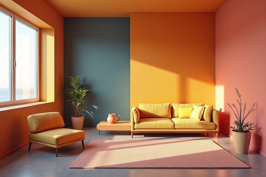 Farbe als Raumgestalter: Wirkung von Wandfarben